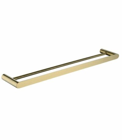 RUSHY Brushed Gold Double Towel Rail - 600mm | BUYG6502.TR