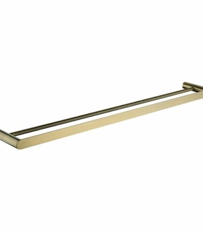 RUSHY Brushed Gold Double Towel Rail - 800mm | BUYG6502.8.TR