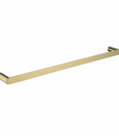 RUSHY Brushed Gold Single Towel Rail - 600mm | BUYG6501.TR