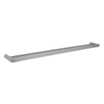 RUSHY Brushed Nickel Double Towel Rail 800mm
