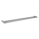RUSHY Brushed Nickel Double Towel Rail 800mm
