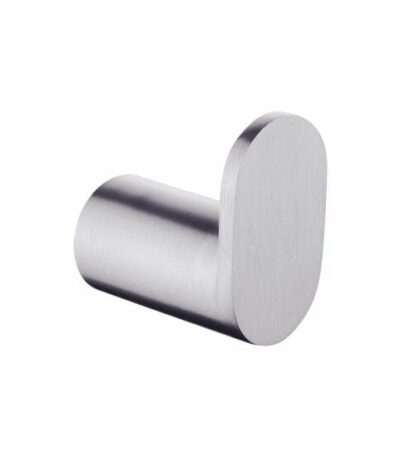 RUSHY Brushed Nickel Round Robe Hook