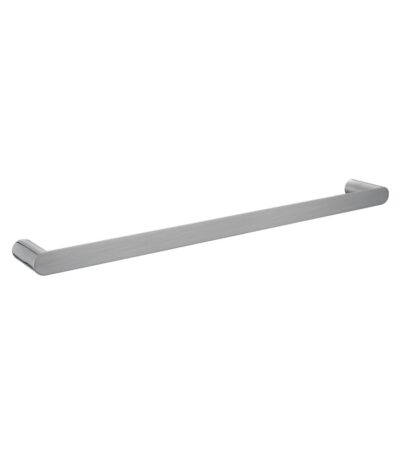 RUSHY Brushed Nickel Single Towel Rail 600mm