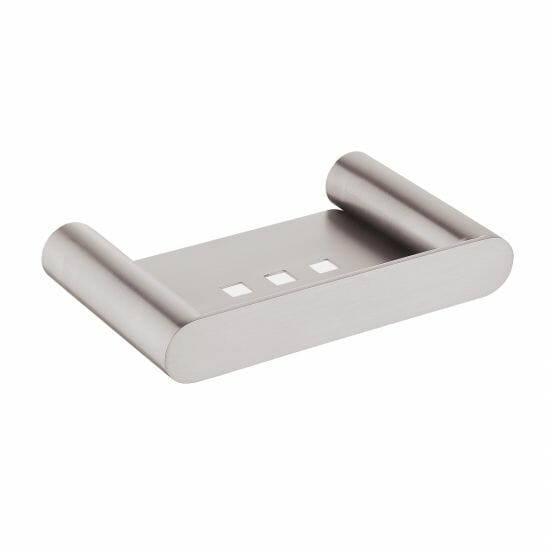 RUSHY Brushed Nickel Soap Dish Holder