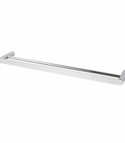 RUSHY Chrome Double Towel Rail 600mm