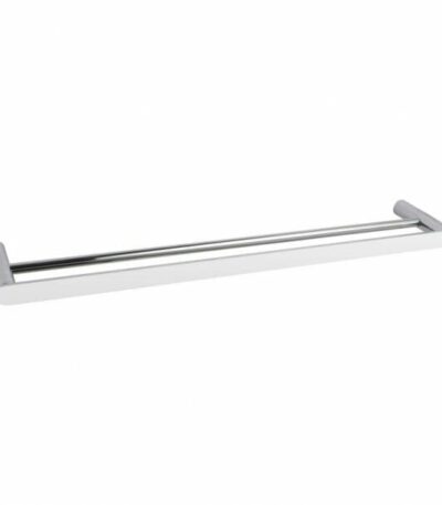 RUSHY Chrome Double Towel Rail 800mm