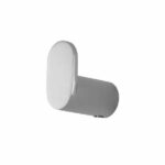 RUSHY Chrome Round Robe Hook