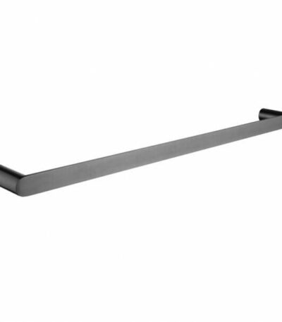 RUSHY Gun Metal Grey Single Towel Rail 600mm