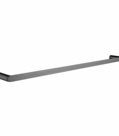 RUSHY Gun Metal Grey Single Towel Rail 800mm