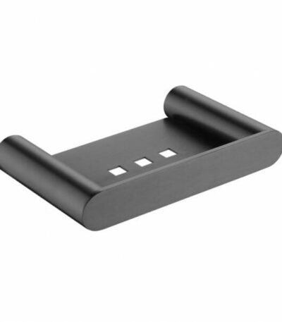 RUSHY Gun Metal Grey Soap Dish Holder