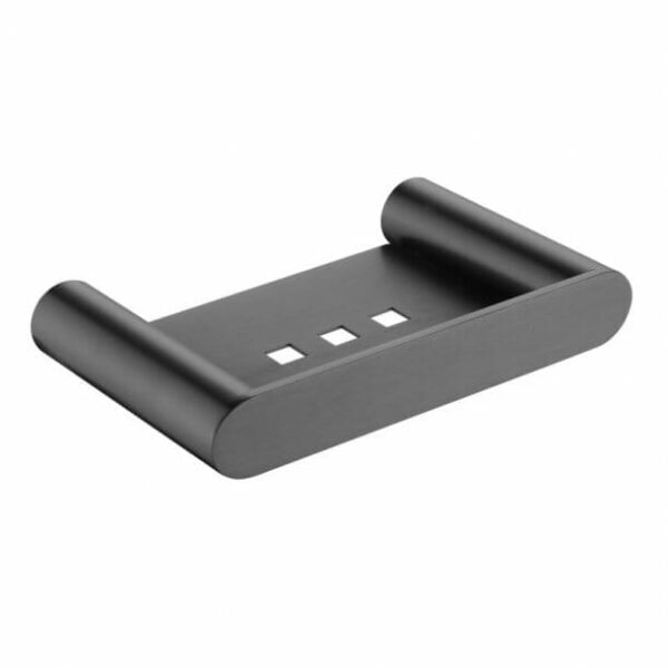 RUSHY Gun Metal Grey Soap Dish Holder