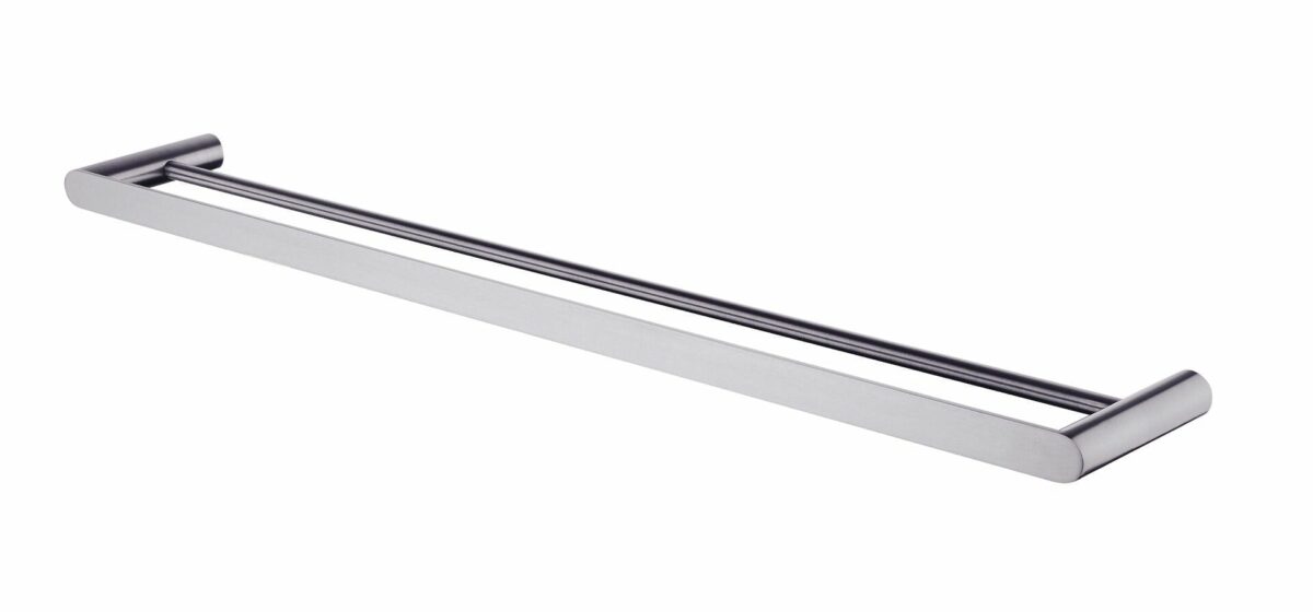 Rushy Single Towel Rail - Brushed Nickel - 600mm | BU6502.TR