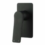 RUSHY Square Black Built-in Shower Mixer | OX0156.ST