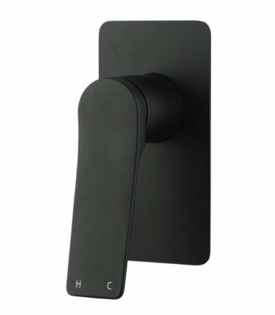 RUSHY Square Black Built-in Shower Mixer | OX0156.ST