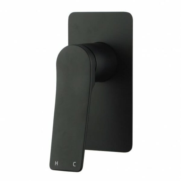 RUSHY Square Black Built-in Shower Mixer | OX0156.ST