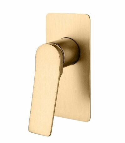 RUSHY Square Brushed Gold Wall Mixer | BUYG0156-2.ST