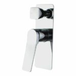 RUSHY Square Chrome Wall Mixer With Diverter | CH0155.ST | CH0155.ST
