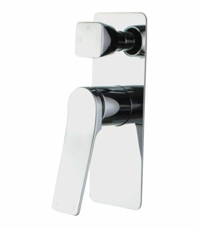 RUSHY Square Chrome Wall Mixer With Diverter | CH0155.ST | CH0155.ST