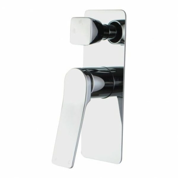 RUSHY Square Chrome Wall Mixer With Diverter | CH0155.ST | CH0155.ST