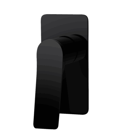 RUSHY Square Matt Black Wall Mixer | OX0156-2.ST