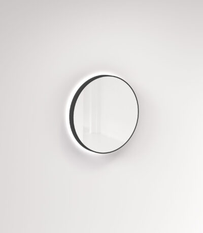 Saanti Handmade Double Trim LED Mirror 600mm – Brushed Gunmetal