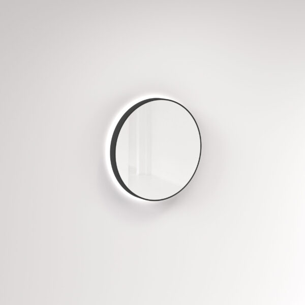 Saanti Handmade Double Trim LED Mirror 600mm – Brushed Gunmetal