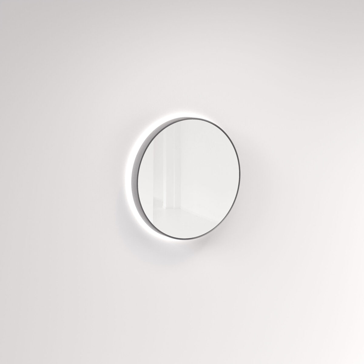 Saanti Handmade Double Trim LED Mirror 600mm – Stainless Steel