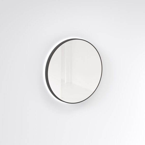 Saanti Handmade Double Trim LED Mirror 800mm - Matte Black