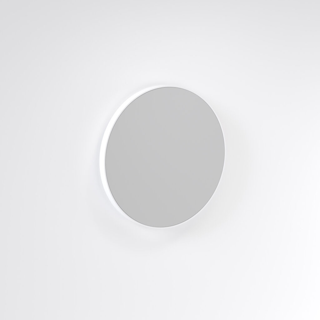 Saanti Handmade Double Trim LED Mirror 800mm - White