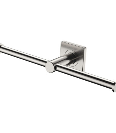 Sansa Double Toilet Roll Holder, Brushed Nickel