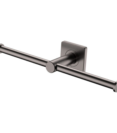 Sansa Double Toilet Roll Holder, Gun Metal