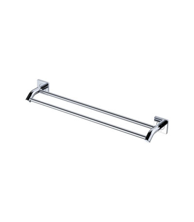 Sansa Double Towel Rail, 600mm, Chrome
