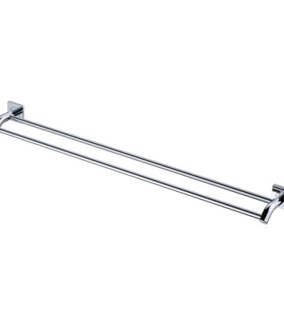 Sansa Double Towel Rail, 900mm, Chrome