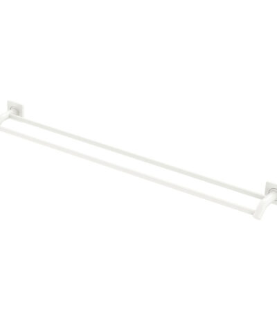 Sansa Double Towel Rail, 900mm, Matte White