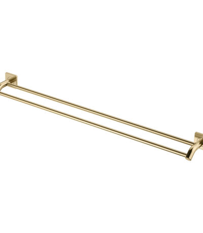 Sansa Double Towel Rail, 900mm, Urban Brass