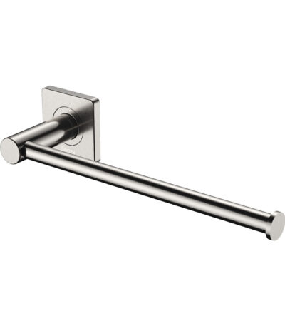 Sansa Hand Towel Rail / Toilet Roll Holder, Brushed Nickel