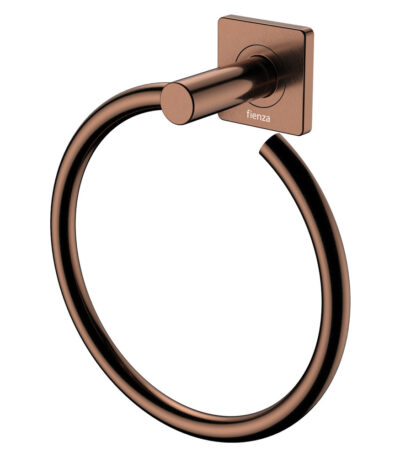 Sansa Hand Towel Ring, Brushed Copper