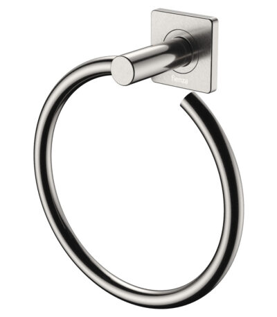 Sansa Hand Towel Ring, Brushed Nickel