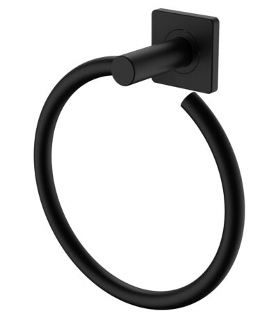 Sansa Hand Towel Ring, Matte Black