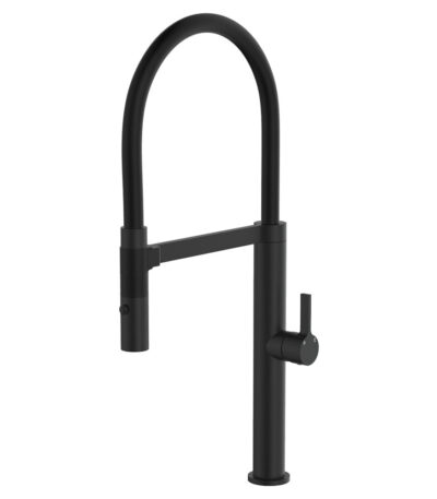 Sansa Pull Down Sink Mixer, Matte Black
