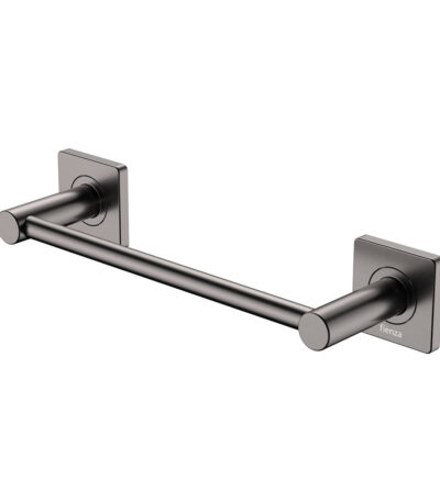 Sansa Single Towel Rail, 300mm, Gun Metal