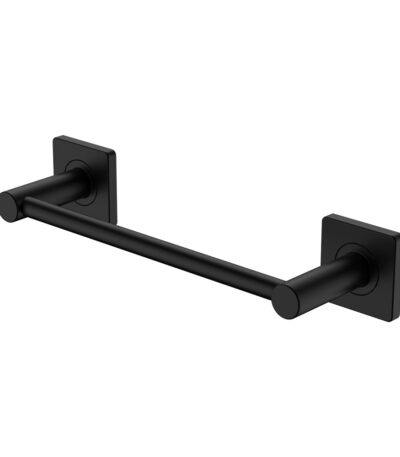 Sansa Single Towel Rail, 300mm, Matte Black