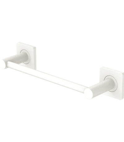 Sansa Single Towel Rail, 300mm, Matte White