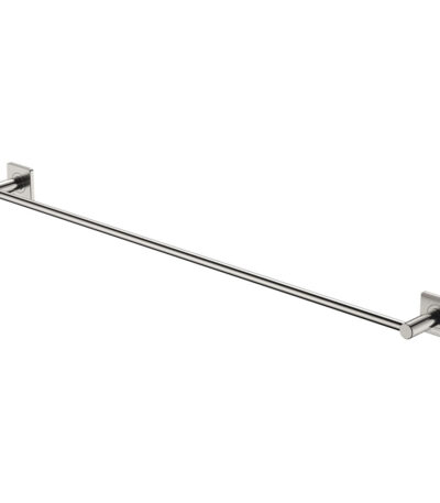 Sansa Single Towel Rail, 900mm, Brushed Nickel