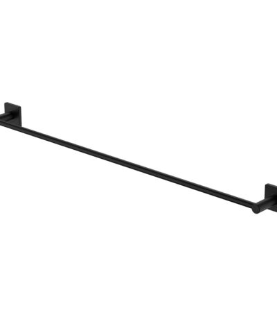 Sansa Single Towel Rail, 900mm, Matte Black