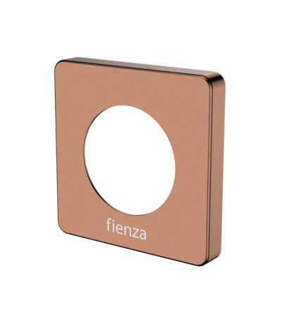 Sansa Soft Square Cover Plate, Brushed Copper