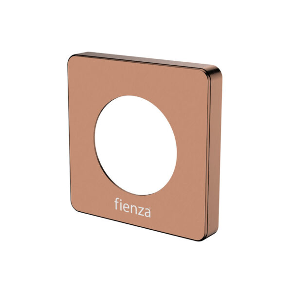Sansa Soft Square Cover Plate, Brushed Copper