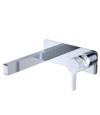 Sansa Wall Basin Mixer Set, Chrome