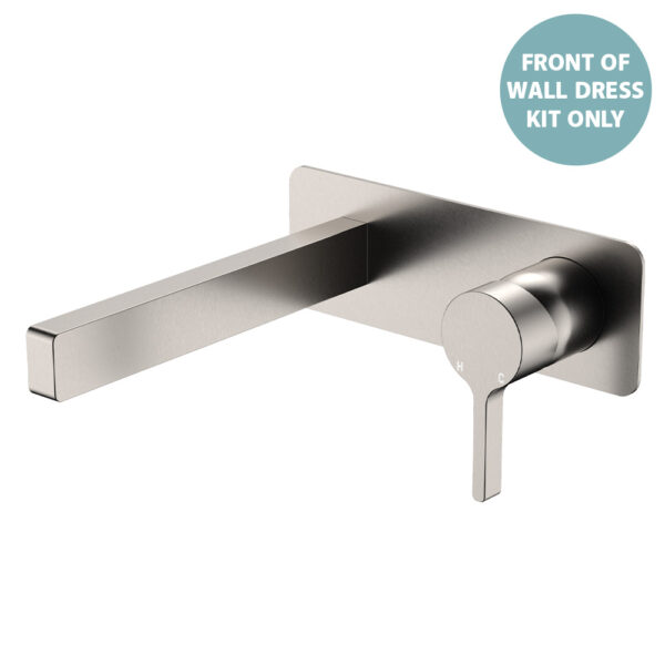Sansa Wall Bath Mixer Dress Kits, Brushed Nickel