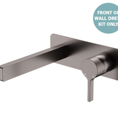 Sansa Wall Bath Mixer Dress Kits, Gun Metal